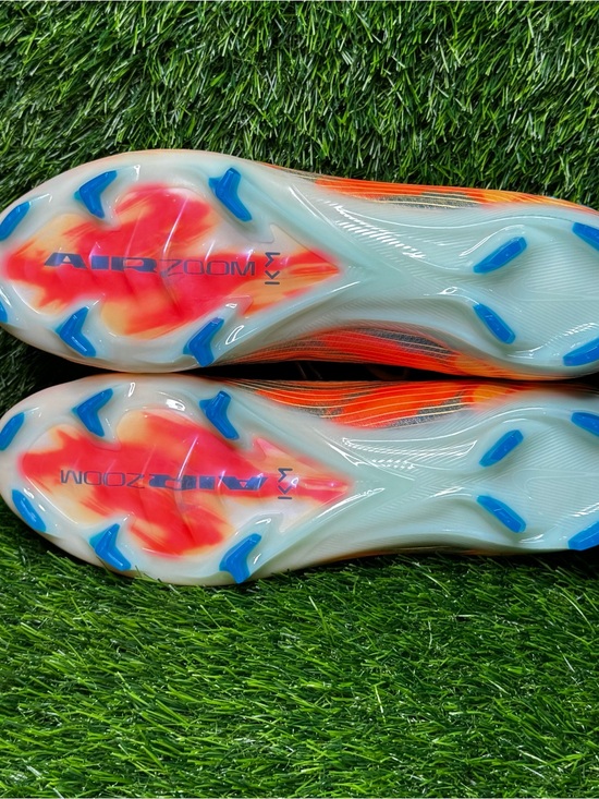 Size 13 - Mens Nike Mercurial Vapor 16 Elite KM FG Melon Blue Soccer FQ8683-801 main image 8